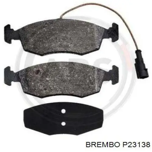 Купити P23138 Brembo Колодки гальмівні передні, дискові