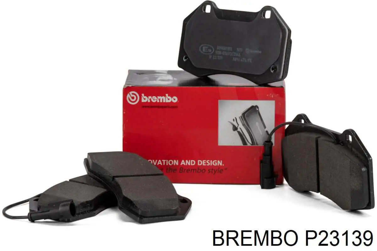 Колодки гальмівні передні, дискові P23139 Brembo