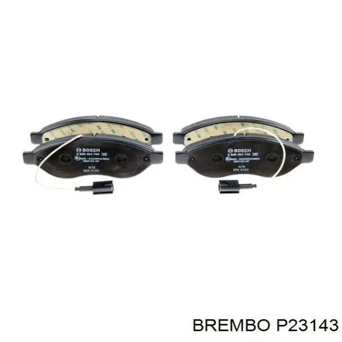Купити P23143 Brembo Колодки гальмівні передні, дискові