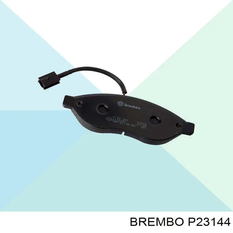 P23144 Brembo колодки гальмівні передні, дискові