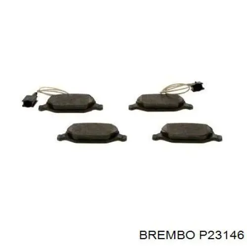 P23146 Brembo Передні гальмівні колодки