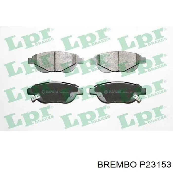 Гальмівні колодки Brembo P23153 ціна, від 33.39 USD