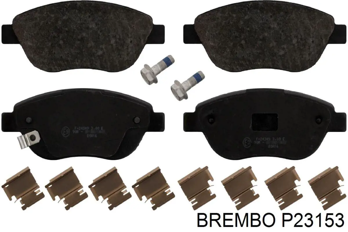 Купити P23153 Brembo Колодки гальмівні передні, дискові