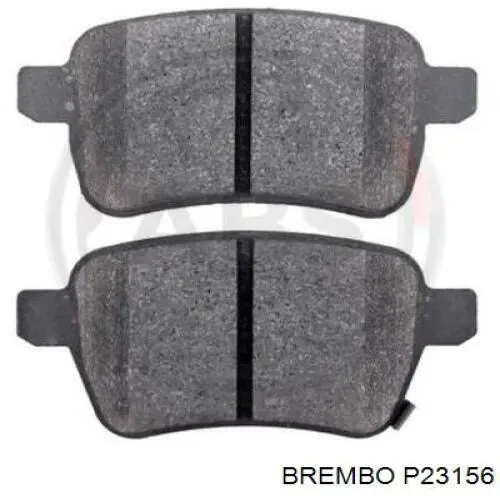 Задні гальмівні колодки P23156 Brembo