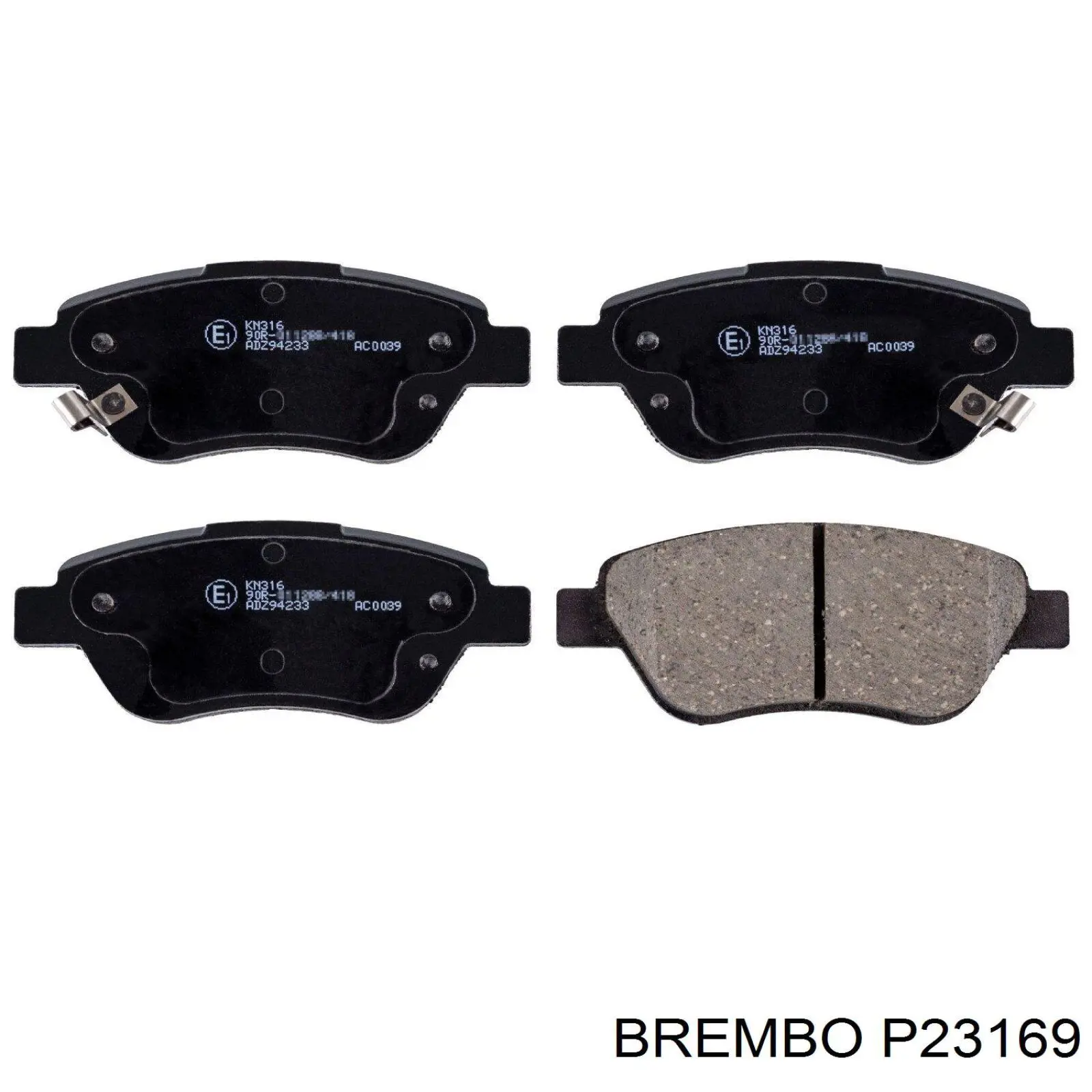 Тормозні колодки Brembo P23169