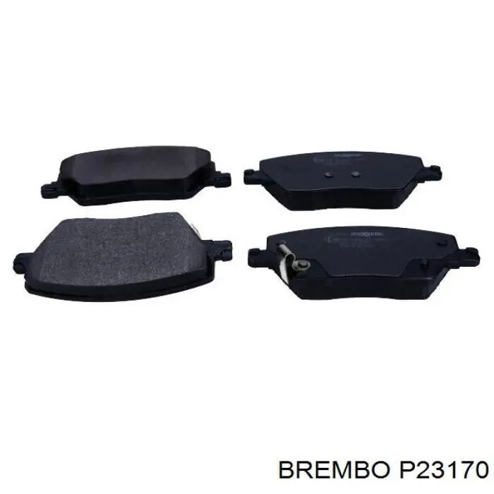 P23170 Brembo колодки гальмівні передні, дискові