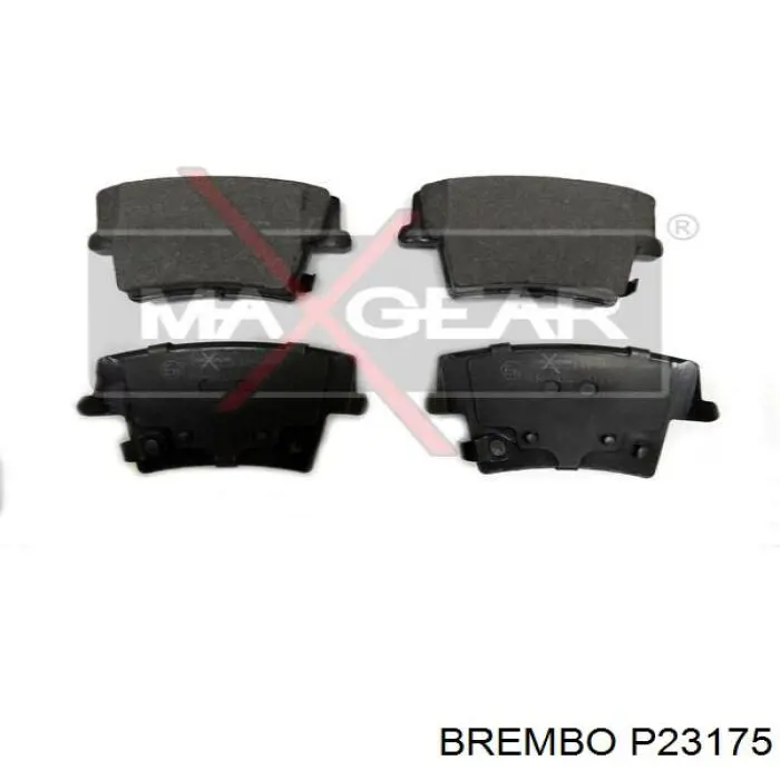 Задні гальмівні колодки P23175 Brembo