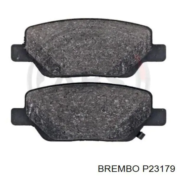 P23179 Brembo Колодки гальмівні задні, дискові
