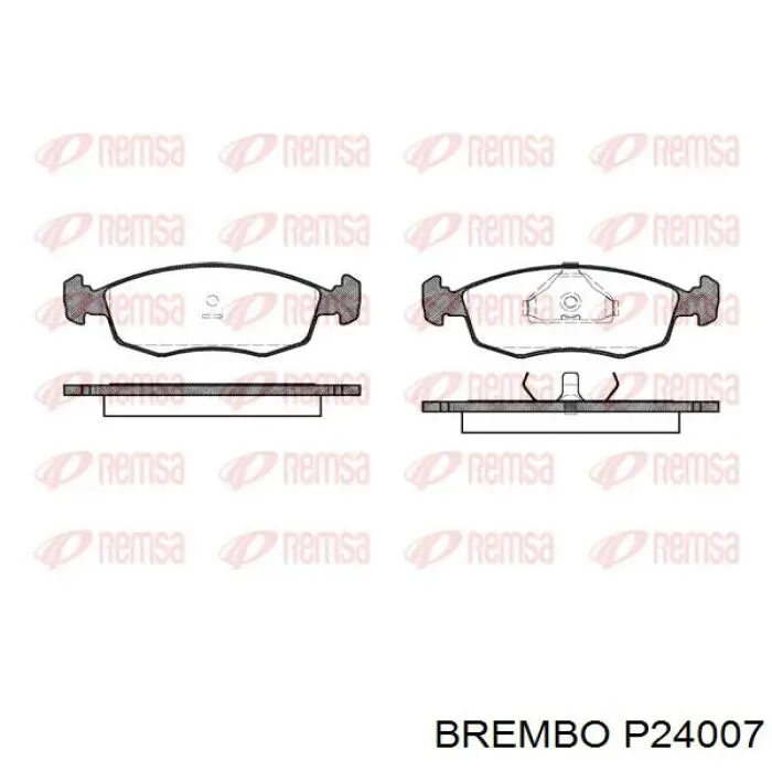 Гальмівні колодки Brembo P24007 ціна, від 14.45 USD