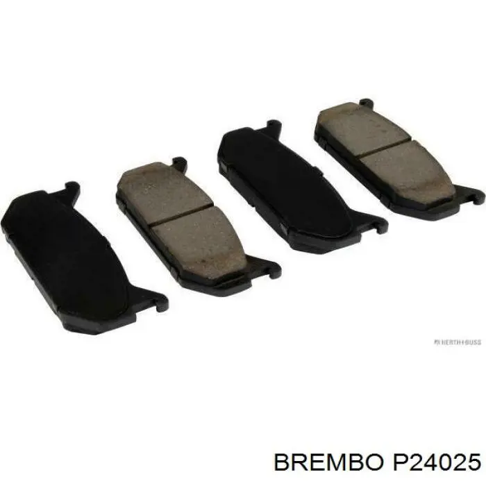 Колодки гальмові задні, дискові P24025 Brembo