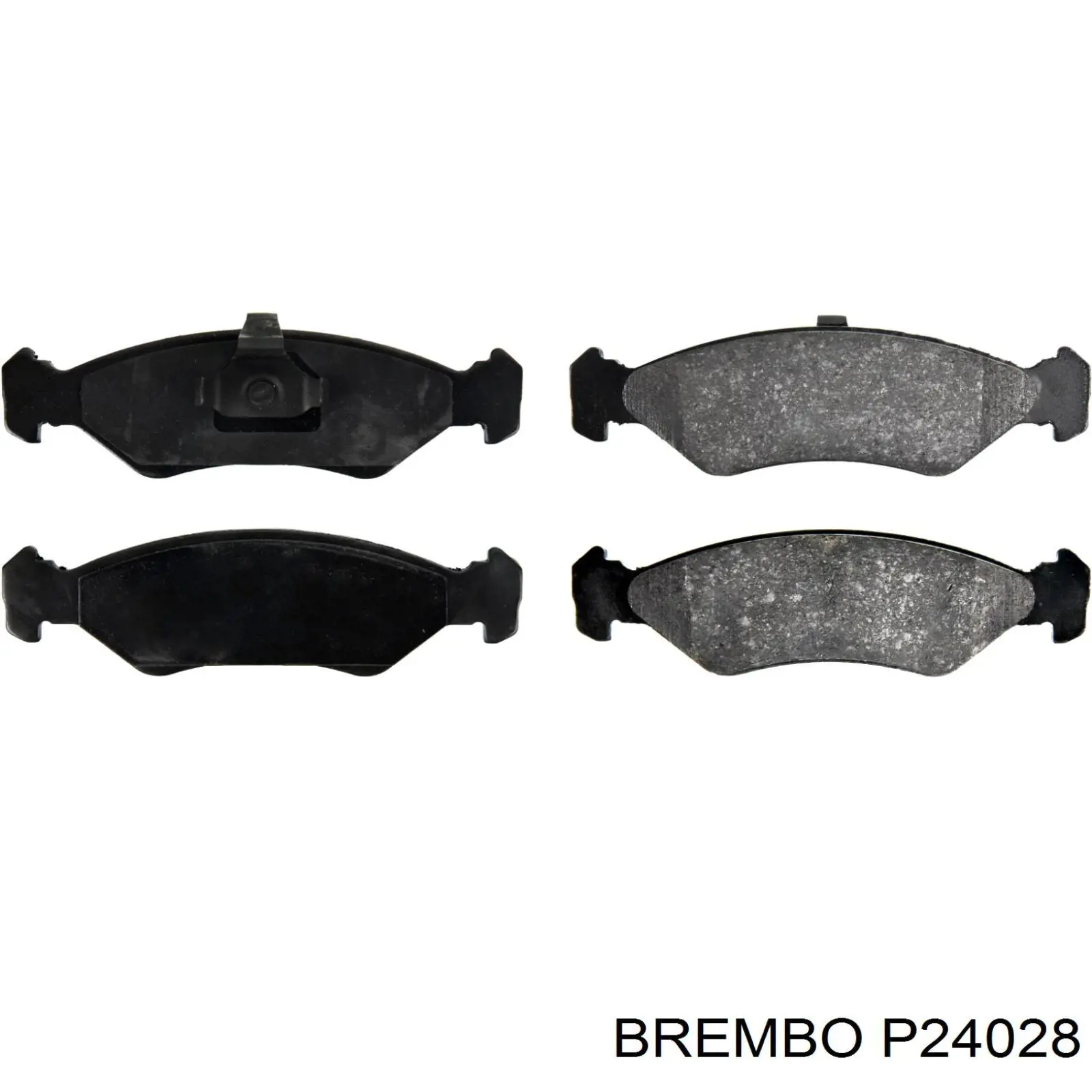 Колодки гальмівні передні, дискові P24028 Brembo