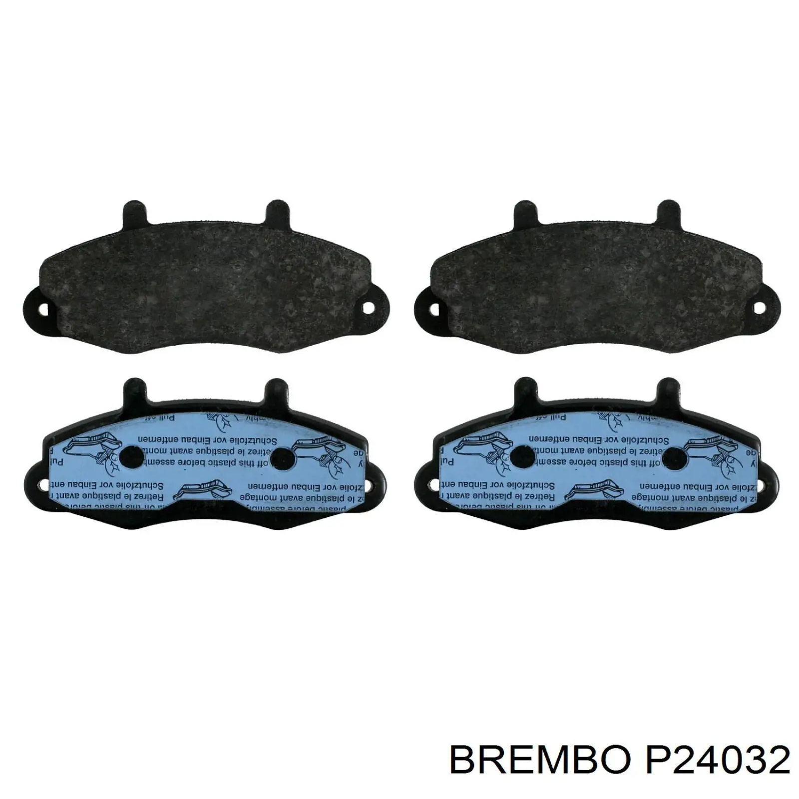 Гальмівні колодки Brembo P24032 ціна, від 17.84 USD
