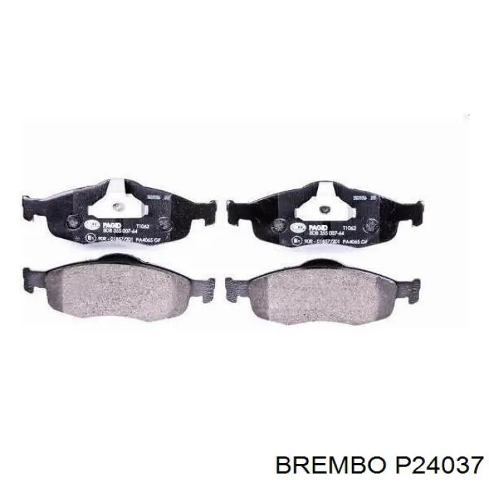 Гальмівні колодки Brembo P24037 ціна, від 24.91 USD
