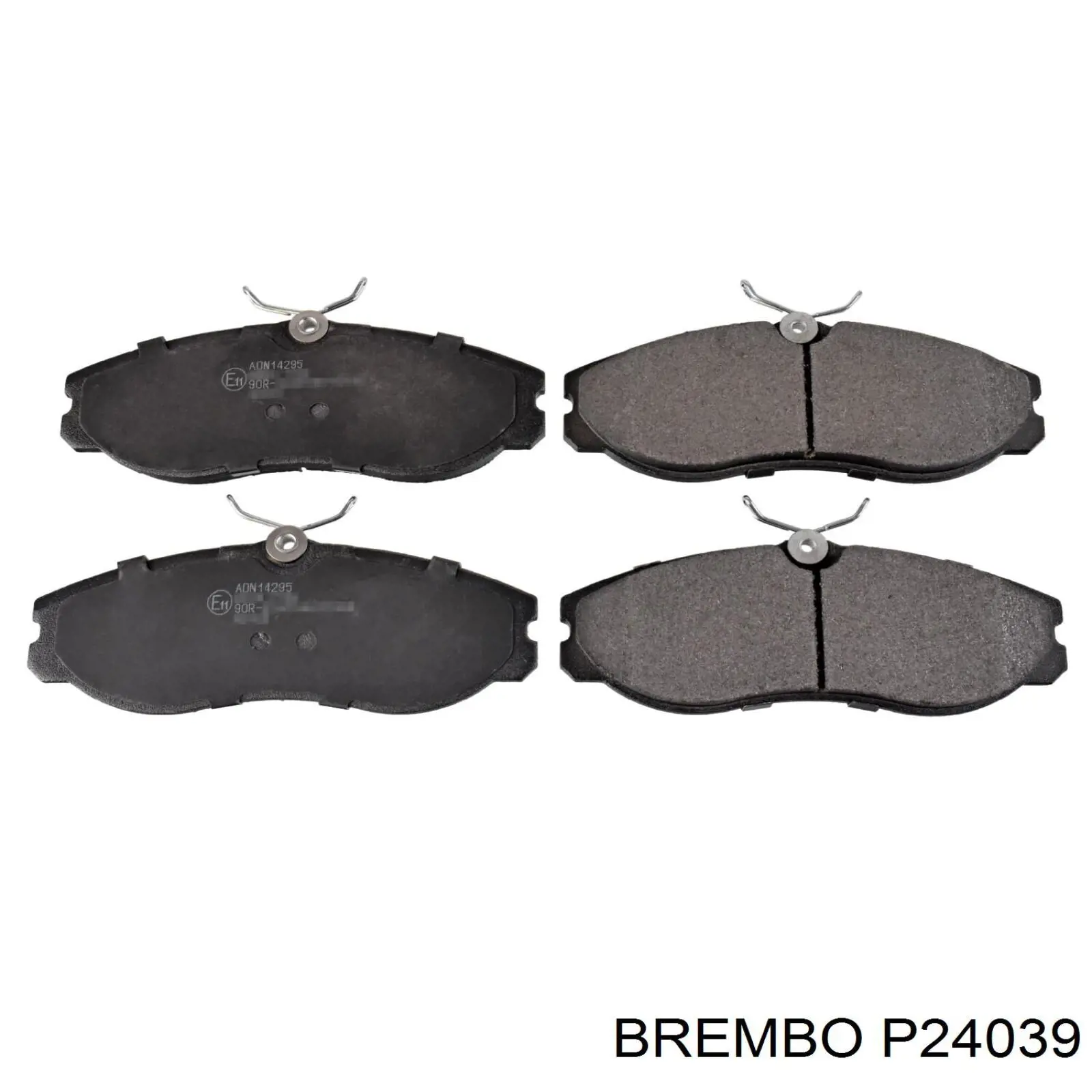 Колодки гальмівні передні, дискові P24039 Brembo