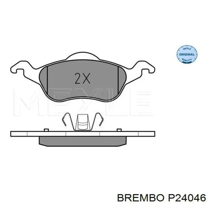Тормозні колодки Brembo P24046