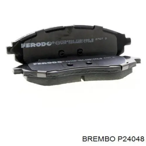 P24048 Brembo колодки гальмівні передні, дискові