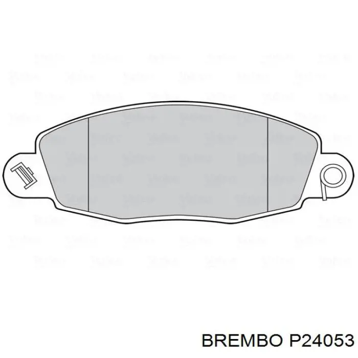 Передні тормозні колодки P24053 Brembo