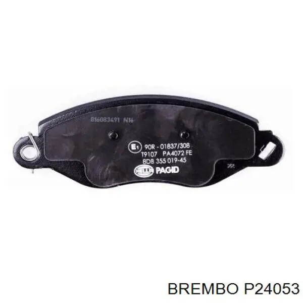 P24053 Brembo Передні гальмівні колодки