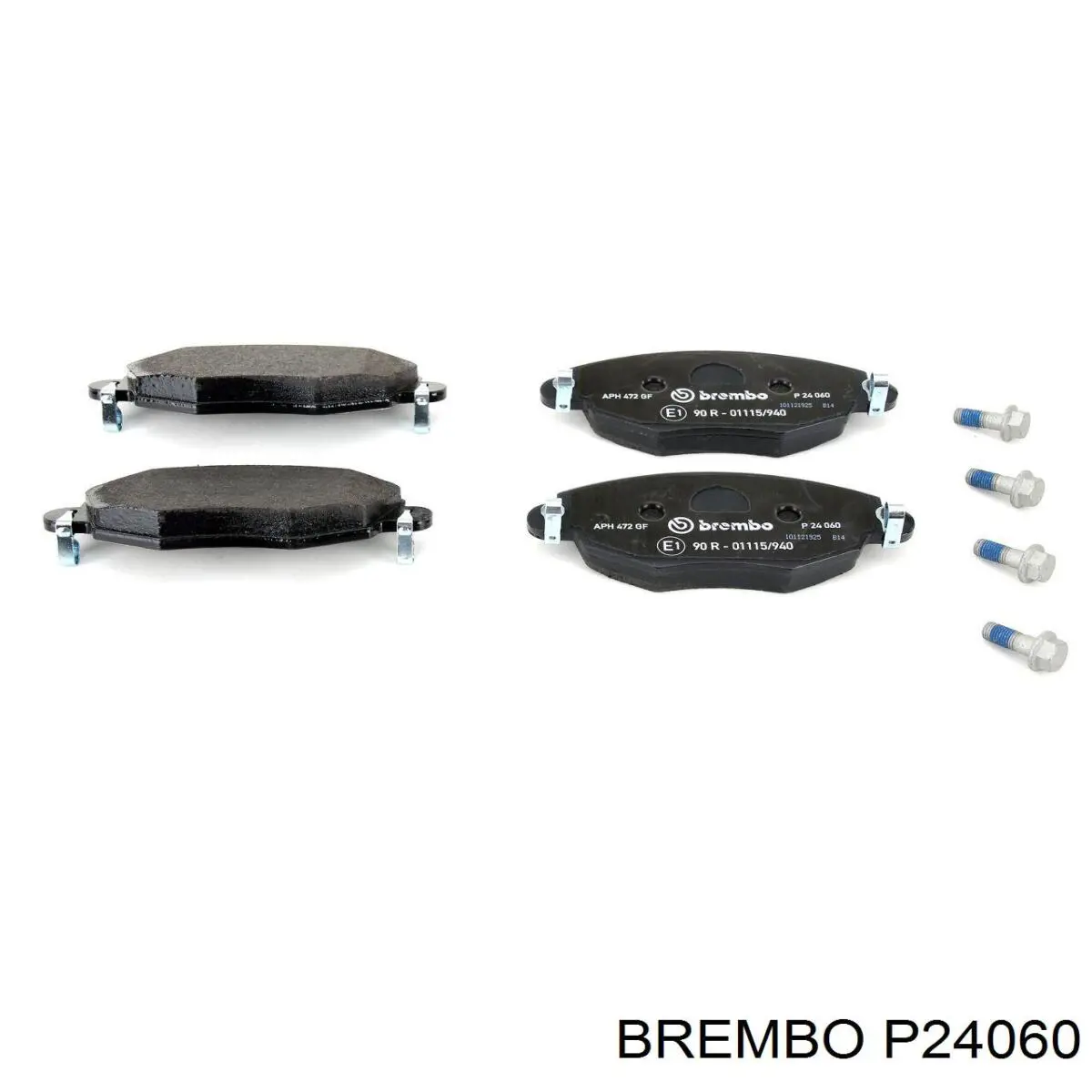 P24060 Brembo колодки гальмівні передні, дискові