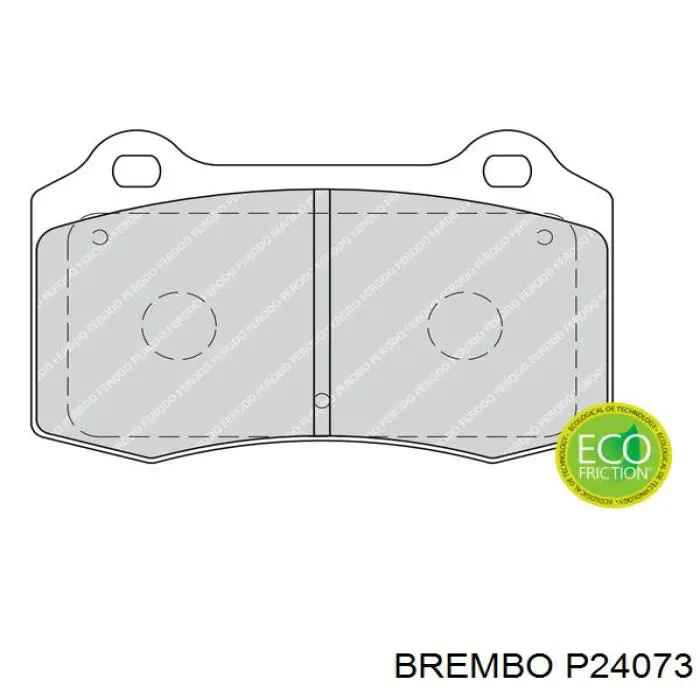 Тормозні колодки Brembo P24073