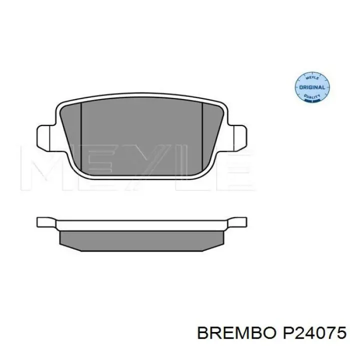Задні дискові колодки Brembo P24075