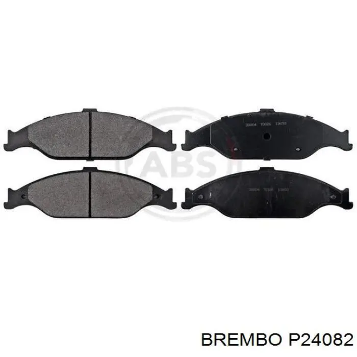 P24082 Brembo колодки гальмівні передні, дискові