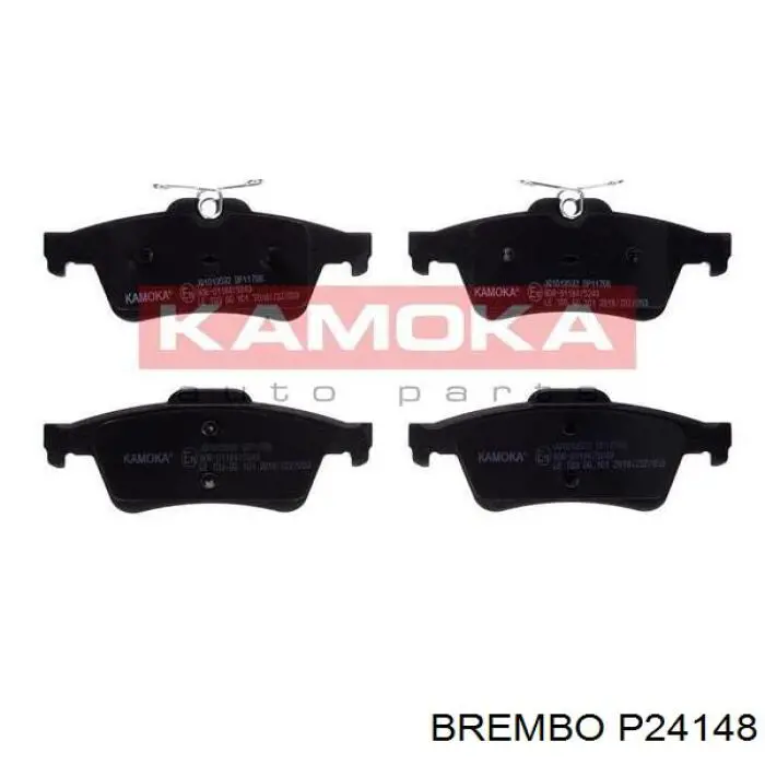 Задні дискові колодки Brembo P24148