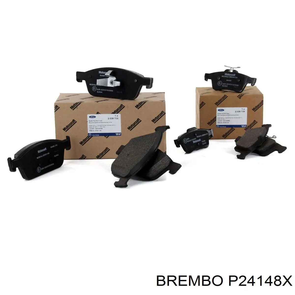 Купити P24148X Brembo Задні колодки