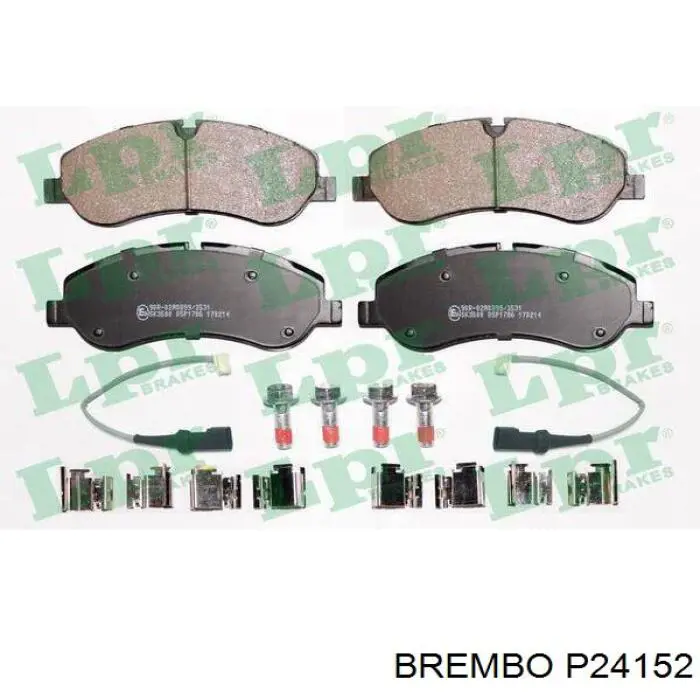 Передні тормозні колодки P24152 Brembo