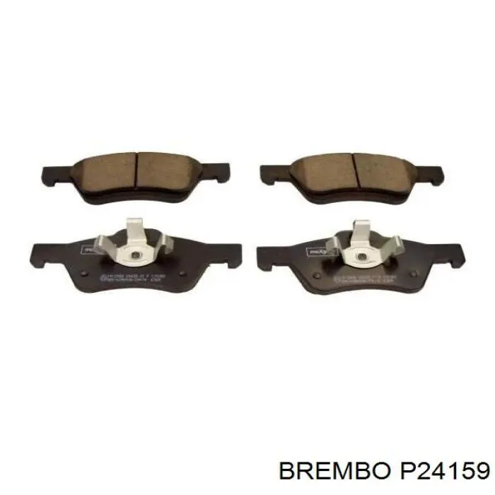P24159 Brembo колодки гальмівні передні, дискові