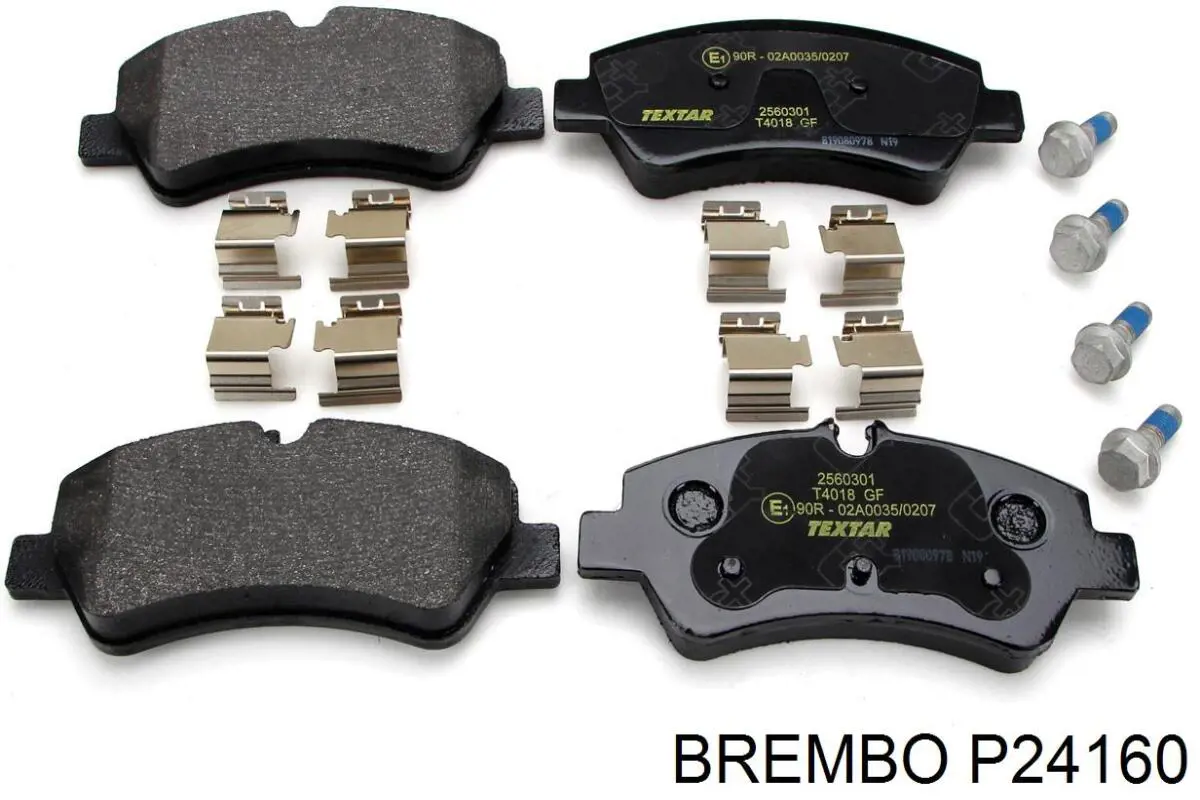 Задні гальмівні колодки Brembo P24160 ціна, від 22.53 USD