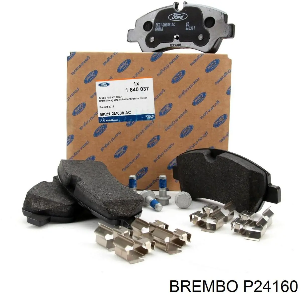 Задні гальмівні колодки Brembo P24160 ціна, від 22.53 USD