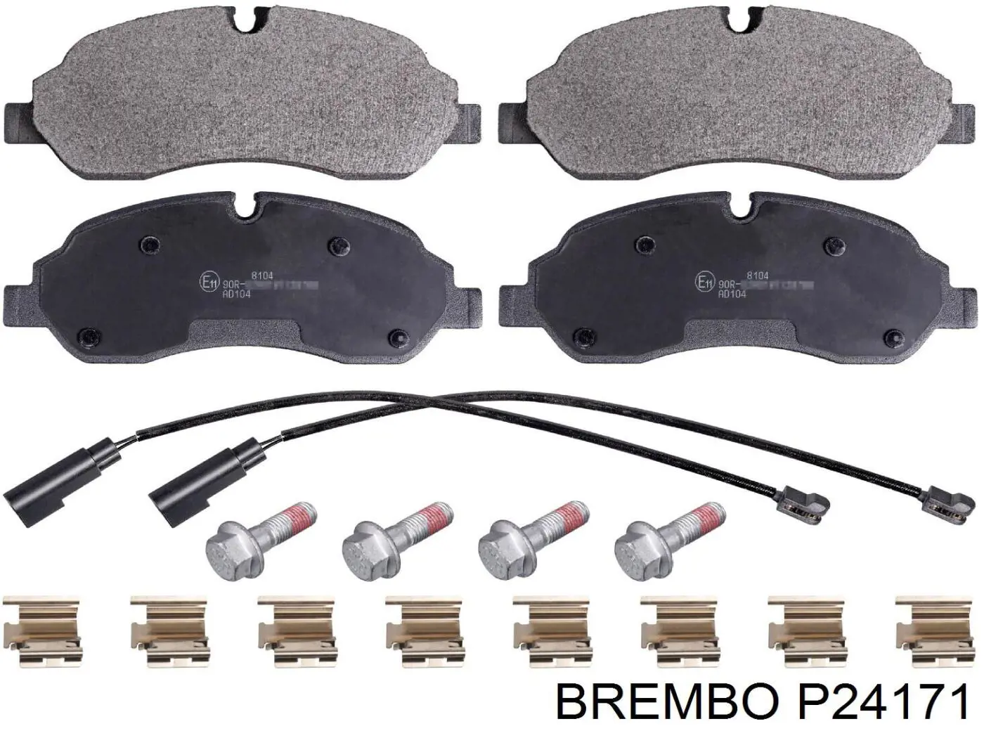 Гальмівні колодки Brembo P24171 ціна, від 58.25 USD