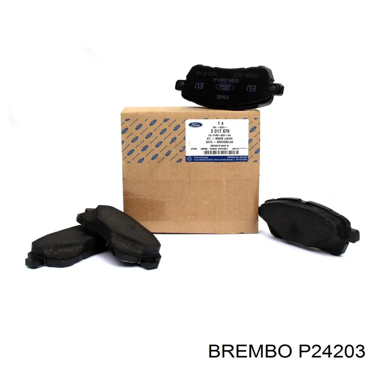 Купити P24203 Brembo Колодки гальмівні передні, дискові