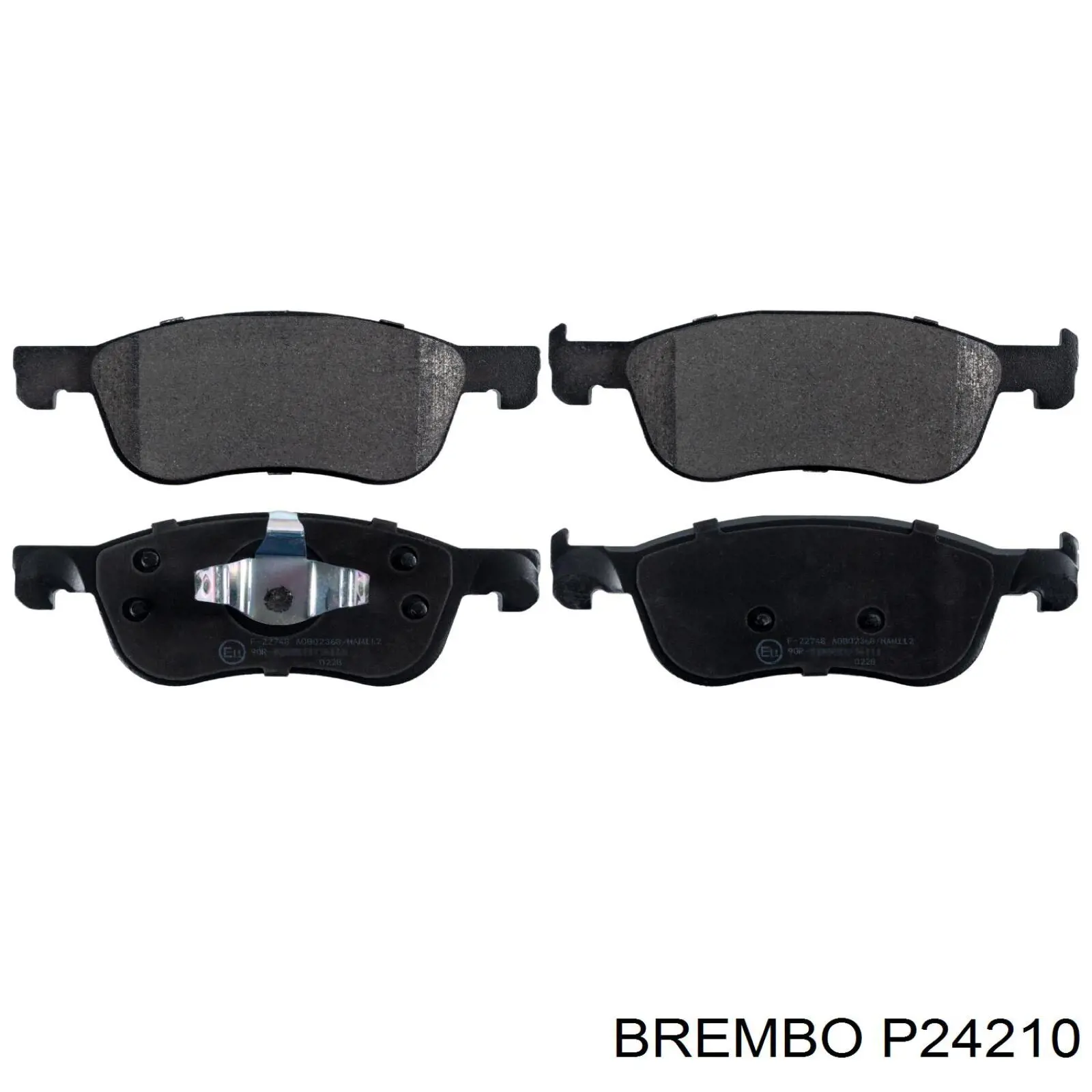 Гальмівні колодки Brembo P24210 ціна, від 35.68 USD