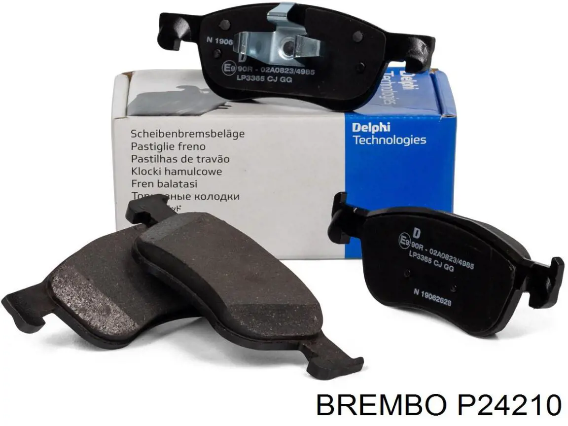 Передні тормозні колодки P24210 Brembo
