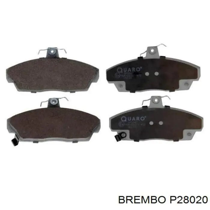 Передні тормозні колодки P28020 Brembo