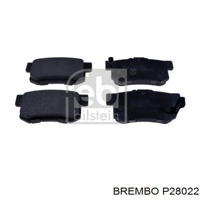 Купити P28022 Brembo Задні колодки
