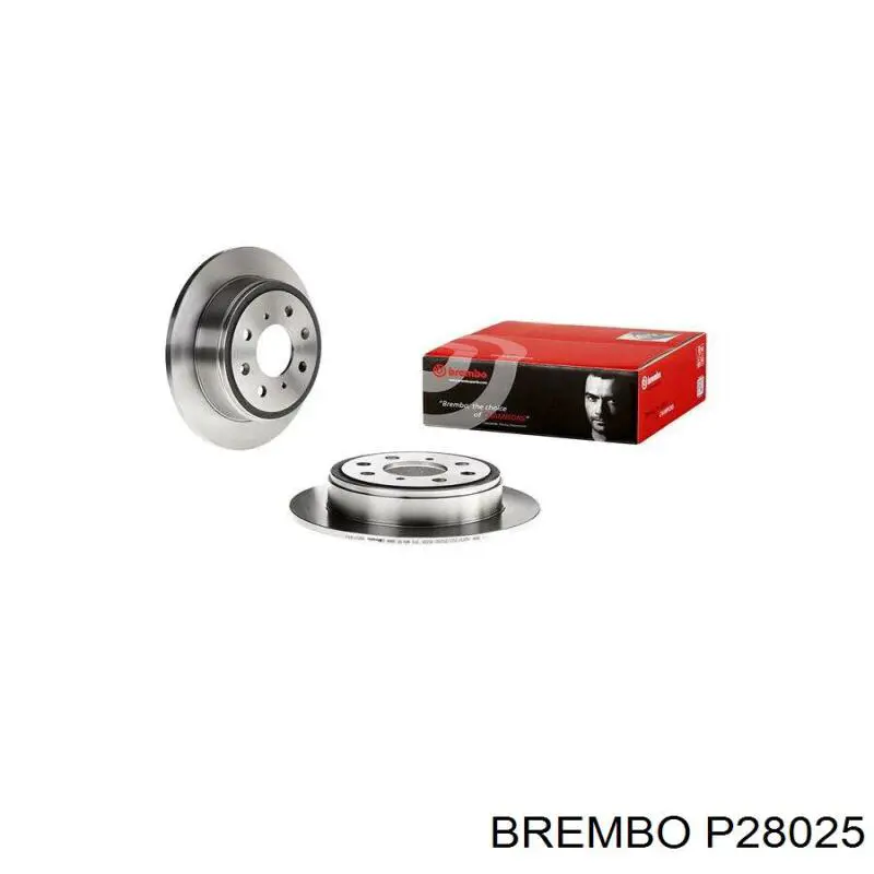 P28025 Brembo колодки гальмові задні, дискові
