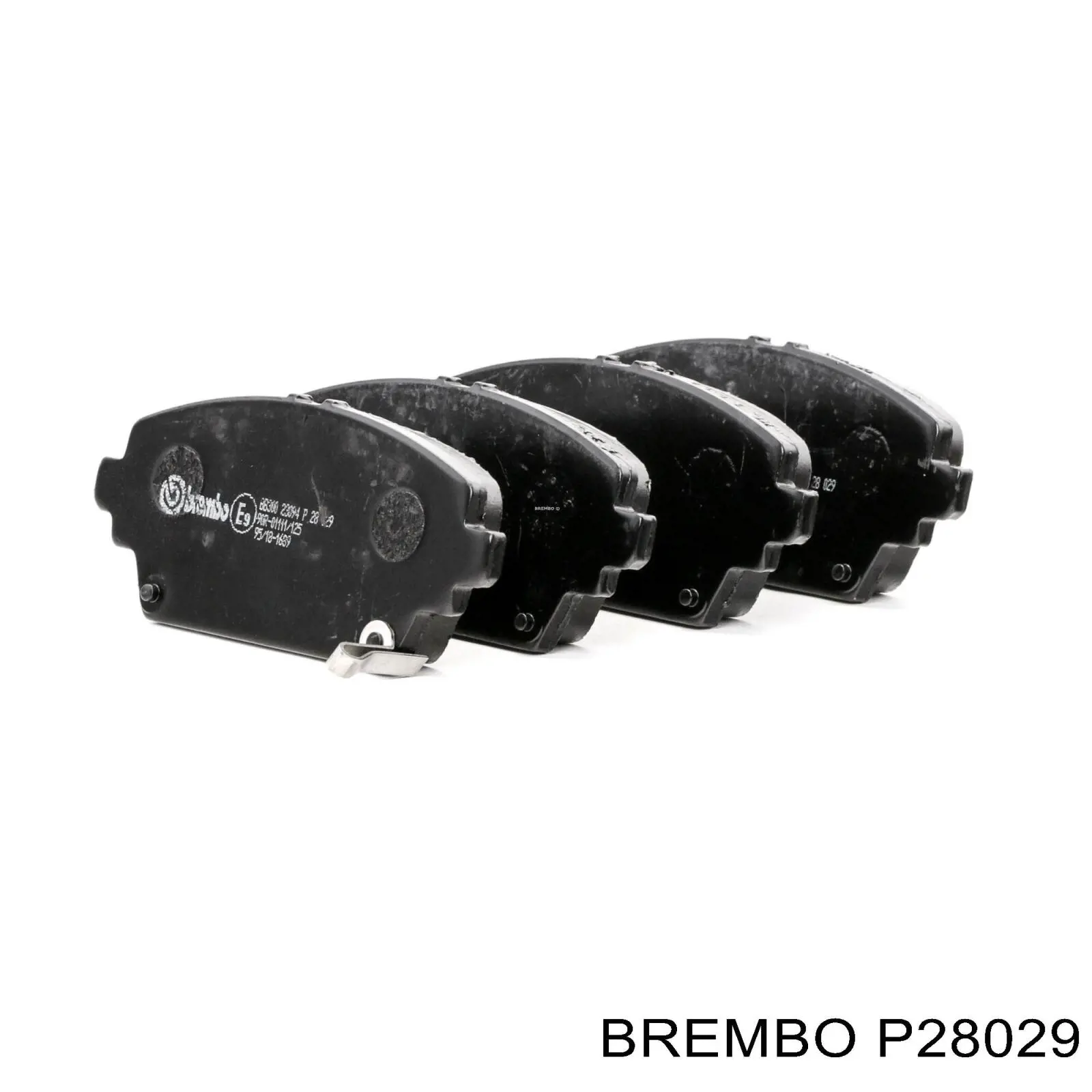 Колодки гальмівні передні, дискові P28029 Brembo