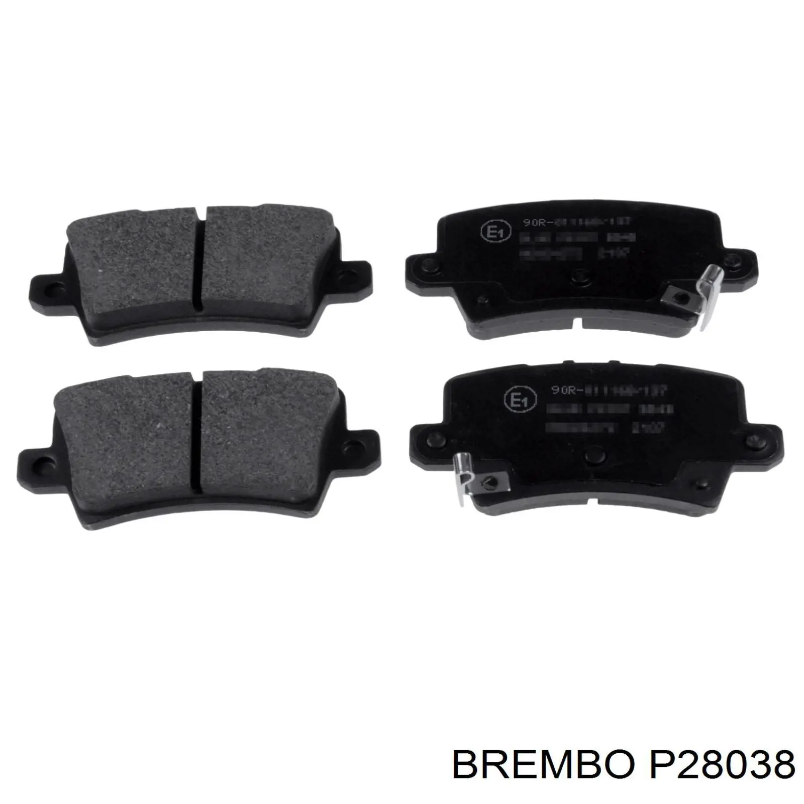 Задні гальмівні колодки P28038 Brembo