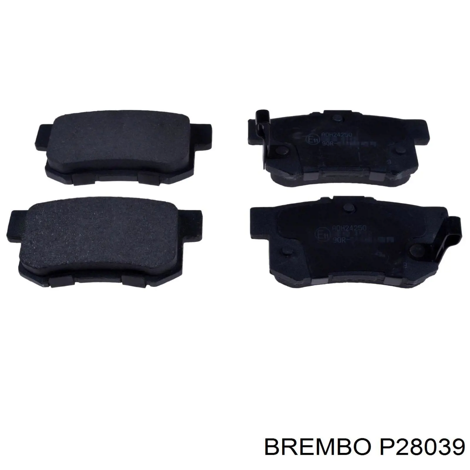 Купити P28039 Brembo Задні колодки