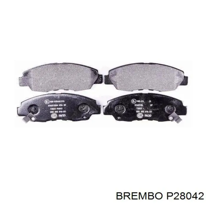 Купити P28042 Brembo Колодки гальмівні передні, дискові