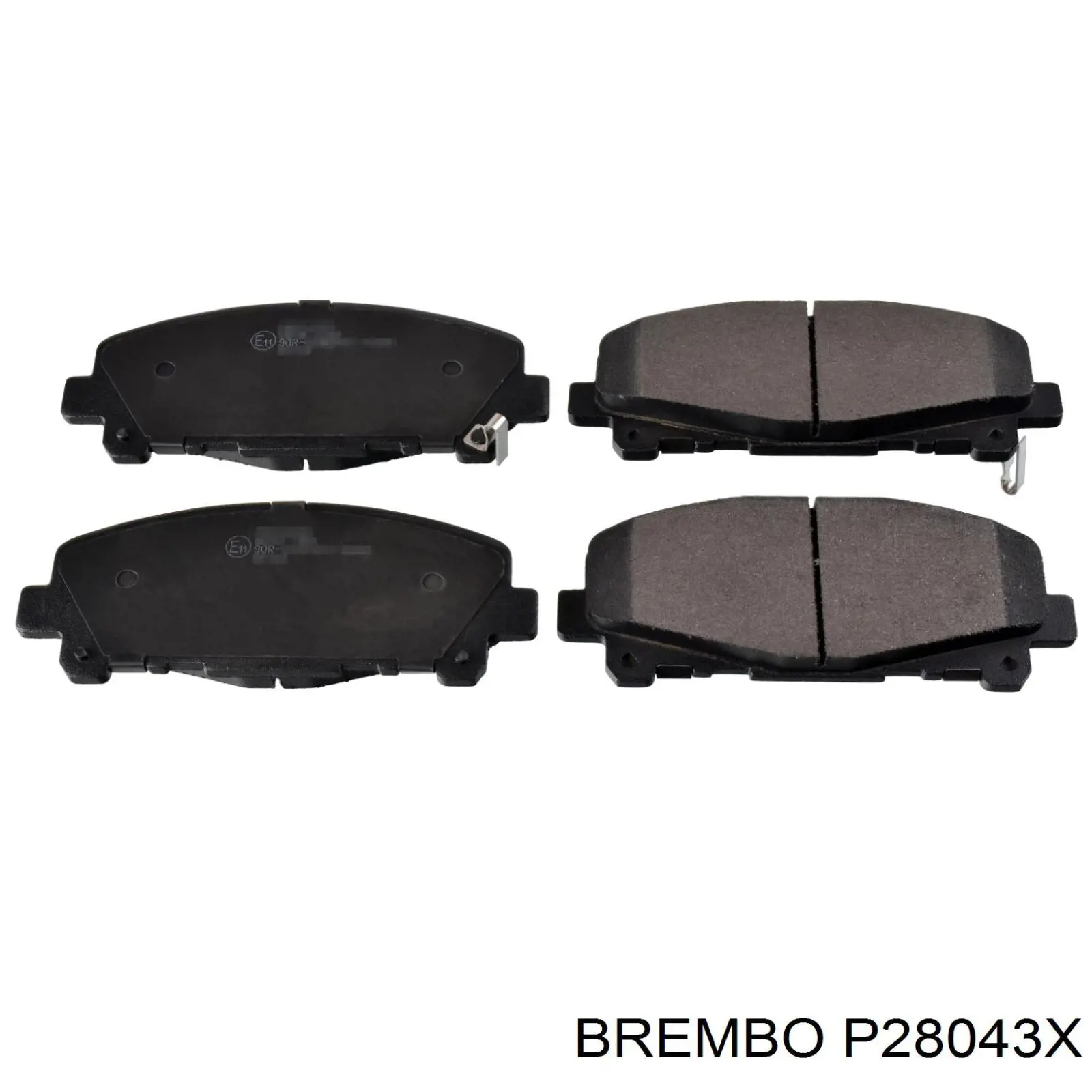 Гальмівні колодки Brembo P28043X ціна, від 28.59 USD