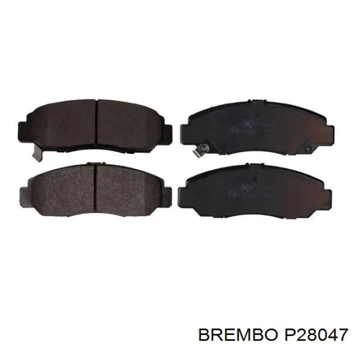 P28047 Brembo колодки гальмівні передні, дискові