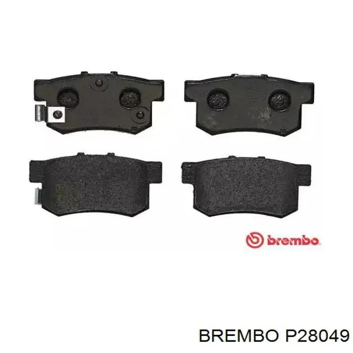 Колодки гальмівні передні, дискові P28049 Brembo