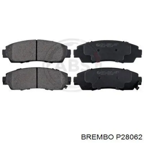 Купити P28062 Brembo Задні колодки