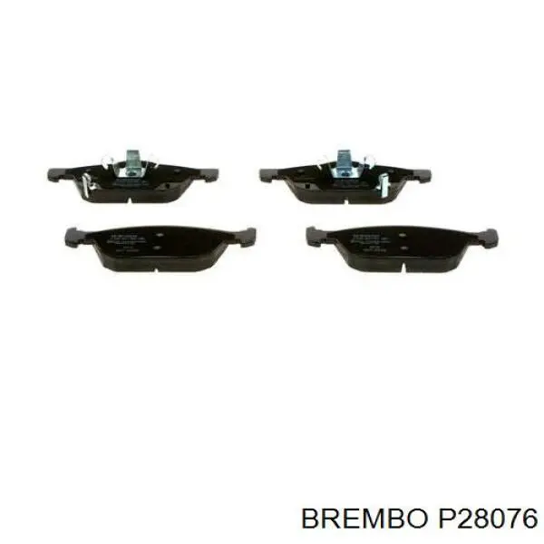 Купити P28076 Brembo Колодки гальмівні передні, дискові
