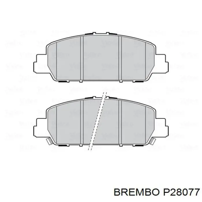 Тормозні колодки Brembo P28077