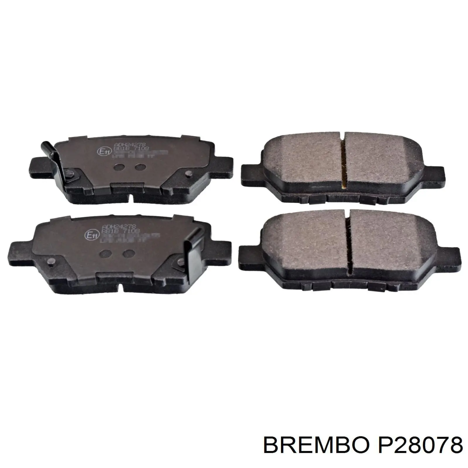 Купити P28078 Brembo Задні колодки